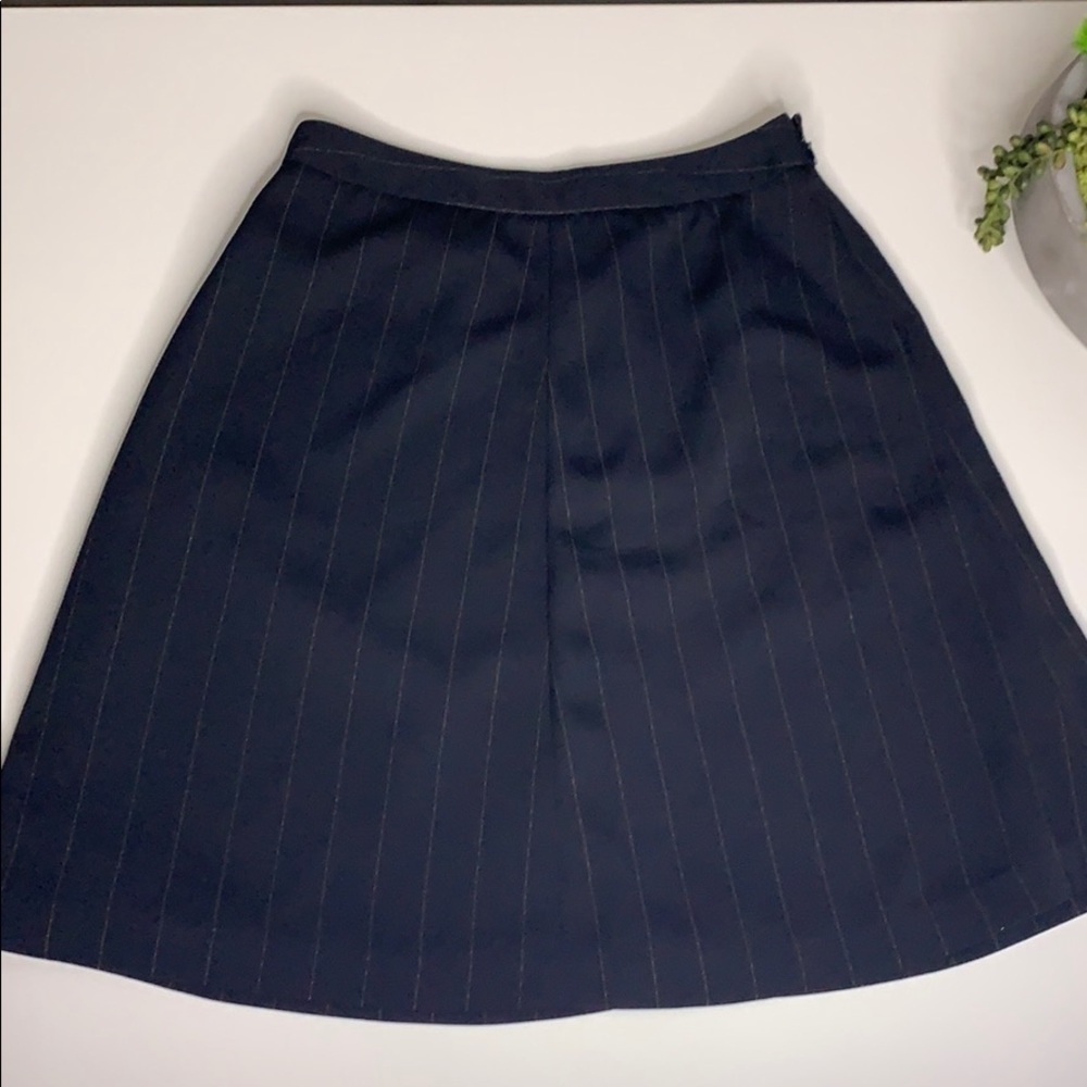 Harve Bernard Midi skirt black pinstripe career skirt 8 women’s
